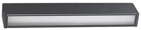 Φωτιστικό Οροφής - Πλαφονιέρα Verona 4293600 LED 21W 3000K 974Lm 50x6,3cm Dark Grey Viokef