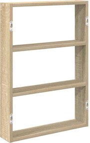 vidaXL Ραφιέρα Τοίχου Sonoma Δρυς 43x9x60 εκ. από Επεξεργ. Ξύλο