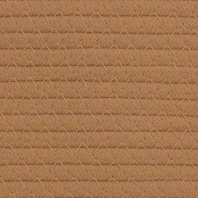 vidaXL Καλάθι Αποθήκευσης Καφέ και Λευκό Ø49x65 εκ. Βαμβακερό