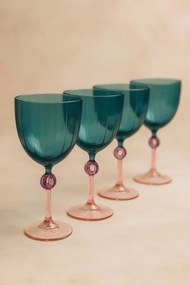 Wine Glass Set (4 Pieces) RAKLE258 Blue