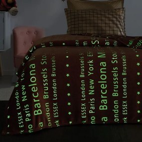 Beauty Home Κουβέρτα μονή φωσφορίζουσα Flash Art 6134 160x220 Ροζ