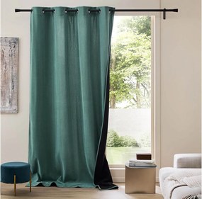 Κουρτίνα Chenille Douceur d'intérieur - 140x260cm - Πετρόλ