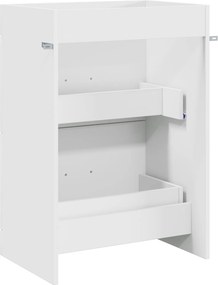 vidaXL Ντουλάπι Κάτω από τον Νιπτήρα Λευκό 56 x 37,5 x 81 εκ