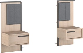 Σετ 2 κομοδίνα Valevia