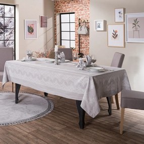 Τραπεζομάντηλο Rochelle 03 Grey Teoran 155x230 160x230cm Cotton-Polyester