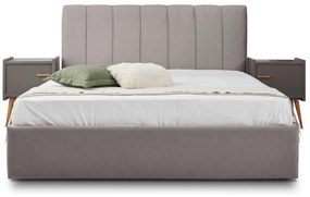 Επενδυμένο Κρεβάτι New York-Gkri Anoixto-110 x 200-Με μηχανισμό ανύψωσης