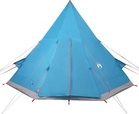 vidaXL Σκηνή Κάμπινγκ Tipi 4 Ατόμων Αδιάβροχη Μπλε