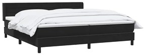 ΚΡΕΒΑΤΙ BOXSPRING ΜΕ ΣΤΡΩΜΑ ΜΑΥΡΟ 180X210 ΕΚ. ΒΕΛΟΥΔΙΝΟ 3318209