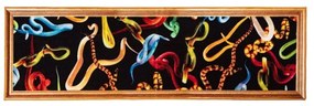 Χαλάκι Κουζίνας Snakes 18198 200x60cm Multi Seletti 60x200cm Πολυέστερ