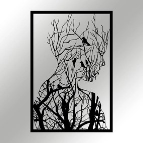 Decorative Metal Wall Accessory Arakan Black