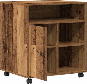 vidaXL Σταντ Εκτυπωτή Παλαιό ξύλο 60 x 50 x 67 εκ. Επεξεργασμένο Ξύλο