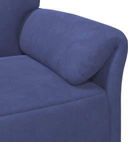vidaXL Σετ Καναπέ 2 τμχ. Μπλε Αστυνομίας Βελούδο