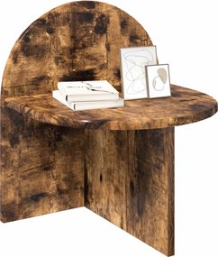 vidaXL Κομοδίνο Καπνιστή Δρυς 40 x 35,5 x 45,5 εκ.
