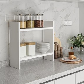 Ραφιέρα Κουζίνας - Denver - Χρώμα Λευκό - 34x30x10εκ