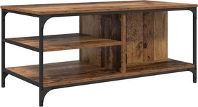 vidaXL Τραπεζάκι σαλονιού Παλιό Ξύλο 100 x 50 x 45 cm