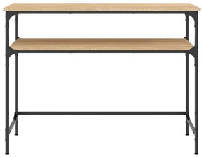 vidaXL Τραπέζι Κονσόλα Sonoma Δρυς 100x35,5x75 εκ. Επεξεργασμένο Ξύλο
