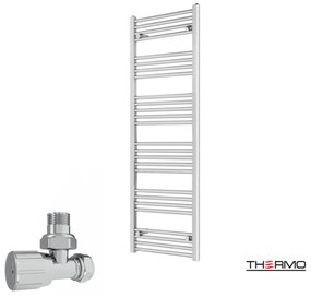 Thermo ALTO Θερμαινόμενη πετσετοκρεμάστρα από Mild Steel με υδραυλική λειτουργία, 150x50cm Chrome