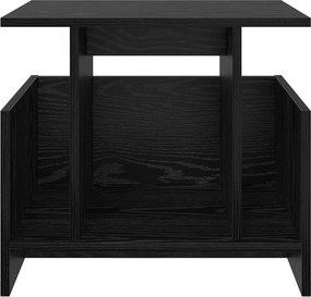 vidaXL Βάση TV 2 pcs Μαύρη Οξυά 50 x 35 x 45 cm Επεξεργασμένο ξύλο