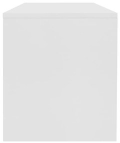 Τραπεζάκι Σαλονιού Λευκό 100 x 40 x 40 εκ. από Επεξ. Ξύλο - Λευκό