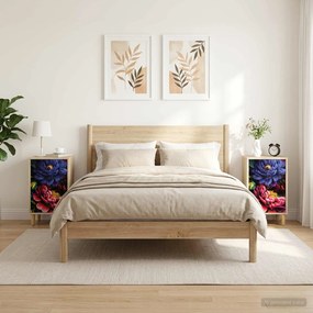 vidaXL Κομοδίνο KIEL 2 τμχ. Sonoma Δρυς 36 x 33 x 60 εκ