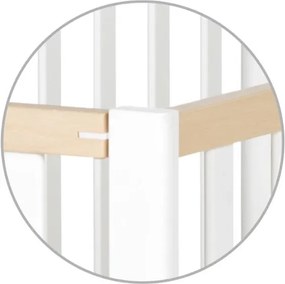 Κρεβάτι βρεφικό Fold Up-Φυσικό - Λευκό