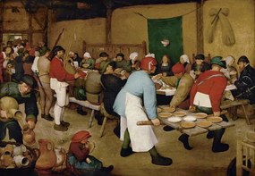 Αναπαραγωγή Peasant Wedding, 1568, Pieter the Elder Bruegel