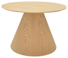 Τραπεζάκι σαλονιού Donda mdf σε sonoma απόχρωση Φ60x40εκ 60x60x46 εκ.