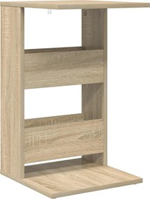 vidaXL Τραπεζάκι Πλευράς Δρύς Sonoma 40 x 35 x 60,5 εκ