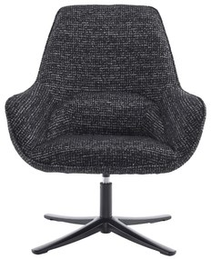 TIFFANY ΠΟΛΥΘΡΟΝΑ ΠΕΡΙΣΤΡΕΦΟΜΕΝΗ ΜΑΥΡΟ ΜΕ PATTERN 80x75x90 - 01-3532