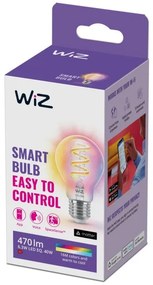 Έξυπνη Λάμπα E27 40W A60 LED Διάφανο Νήματος RGBW 3CCT Dimmable 929003267101 Wiz-929003267101-Διάφανο 929003267101