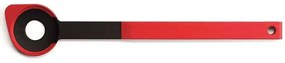 Κουτάλα Τρυπητή Cook It KU005 32,5cm Red-Black Woll Σιλικόνη