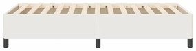 vidaXL Σκελετός Κρεβατιού Κρεμ 90 x 190 cm Βελούδο