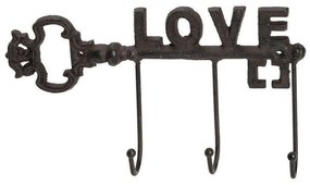 Κρεμάστρα Κλειδί Love KLI101K4 Μπρονζέ 14,3x26,8x4,6cm Espiel Μέταλλο