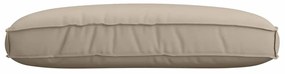 vidaXL Μαξιλάρι παλέτας για κάθισμα Taupe 120 x 80 x 12 cm