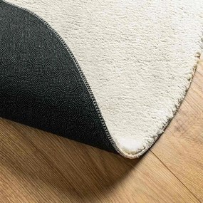 vidaXL Χαλιά χώρου HUARTE Κρεμ 100 x 200 cm Πολυεστέρας