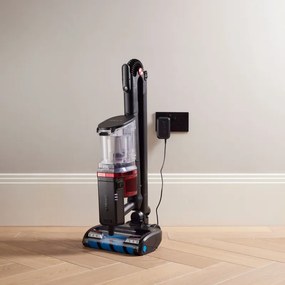 Σκούπα όρθια Ninja IZ300EUT, 309W, 0,7 l, 3 ταχύτητες, αυτονομία έως 60 λεπτά, HEPA, LED Smart display, φωτεινή ένδειξη βούρτσας, Μαύρο/κόκκινο