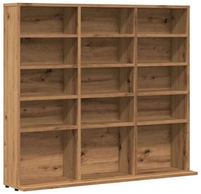 vidaXL Ντουλάπι CD Artisan Oak 100x23x89,5 cm Κατασκευασμένο ξύλο