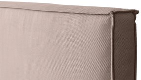 Επενδυμένο Κρεβάτι Pure-Mocca-150 x 200-Χωρίς μηχανισμό ανύψωσης