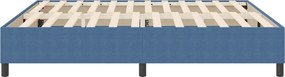 vidaXL Κρεβάτι πλατφόρμα Μπλε 180 x 200 cm ύφασμα