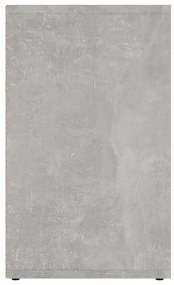 vidaXL Παπουτσοθήκη Γκρι σκυροδέματος 52,5 x 30 x 50 εκ.
