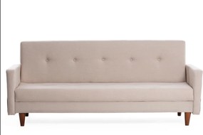 3-Seat Sofa-Bed Hiko - Cream Cream