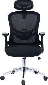 Καρέκλα γραφείου διευθυντή TUS mesh μαύρο 62x63x110/120