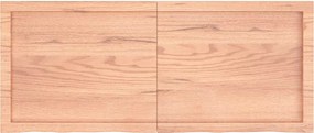 vidaXL Επιφ Τραπεζιού Αν Καφέ 120x50x(2-6)εκ. Επεξ. Μασίφ Ξύλο Δρυός