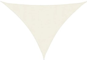 vidaXL Πανί Σκίασης Τρίγωνο Κρεμ 3 x 4 x 4 μ. από Ύφασμα Oxford
