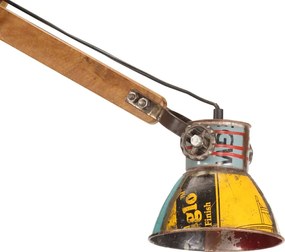 vidaXL Φωτιστικό Τοίχου Industrial Πολύχρωμο Στρογγυλό E27