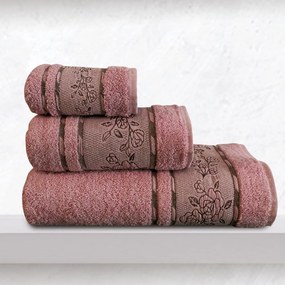 Πετσέτα Themis Dusty Pink Sb Home Χεριών 30x50cm 100% Βαμβάκι
