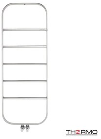 Thermo Spark Θερμαινόμενη πετσετοκρεμάστρα 20x45cm Inox Brushed ΔΕΝ ΠΕΡΙΛΑΜΒΑΝΤΟΝΤΑΙ ΔΙΑΚΟΠΤΕΣ