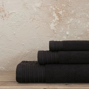 Πετσέτα Feel Fresh Total Black Nima Σώματος 90x145cm 100% Βαμβάκι