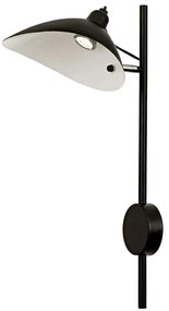 Φωτιστικό Τοίχου - Απλίκα 301AUR1524 21x30x60cm 1xE14 40W Black Opviq