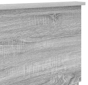 vidaXL Κεφαλάρι Γκρίζο Σονομα 200 cm Επεξεργασμένο ξύλο